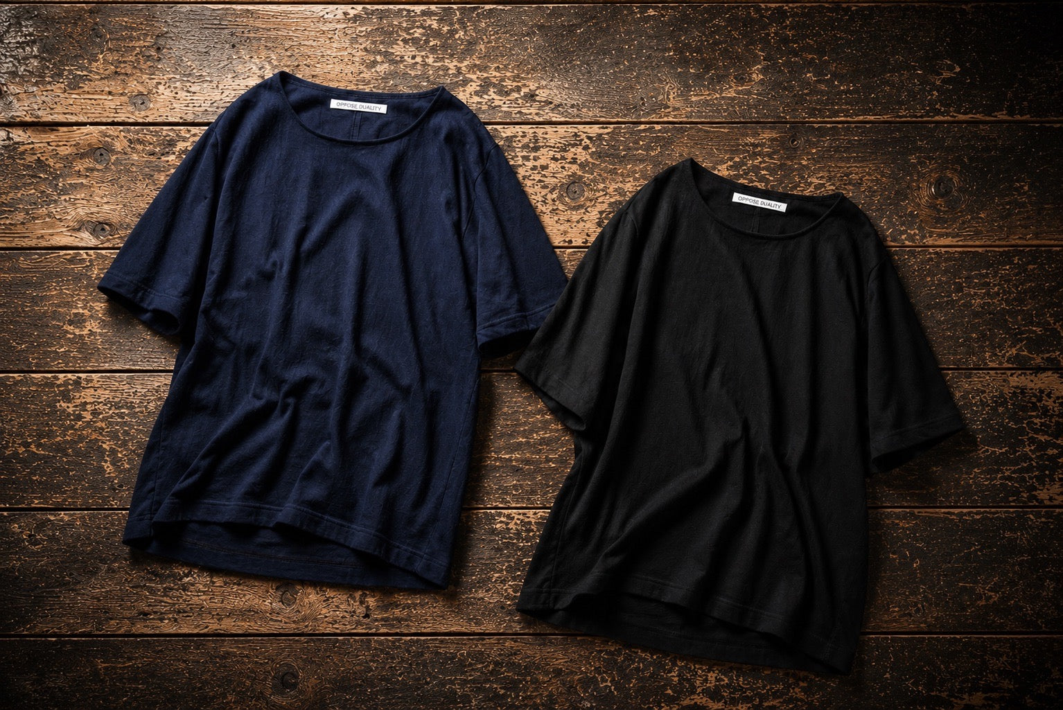 Leather and T-shirt | OPPOSE DUALITY – LOOM OSAKA