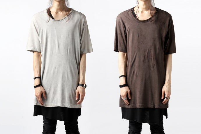RUNDHOLZ DIP L.JERSEY T-SHIRT (OBJECT DYED)