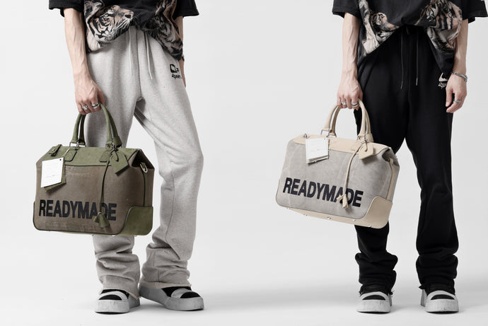 READYMADE | NEW ARRIVAL - GYM BAG and SWEAT-FLARE.