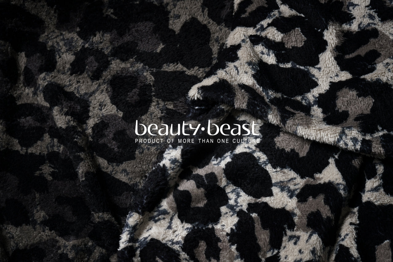 NEW ARRIVAL | beauty : beast LARGE LEOPARD FLEECE SERIES. 25AW