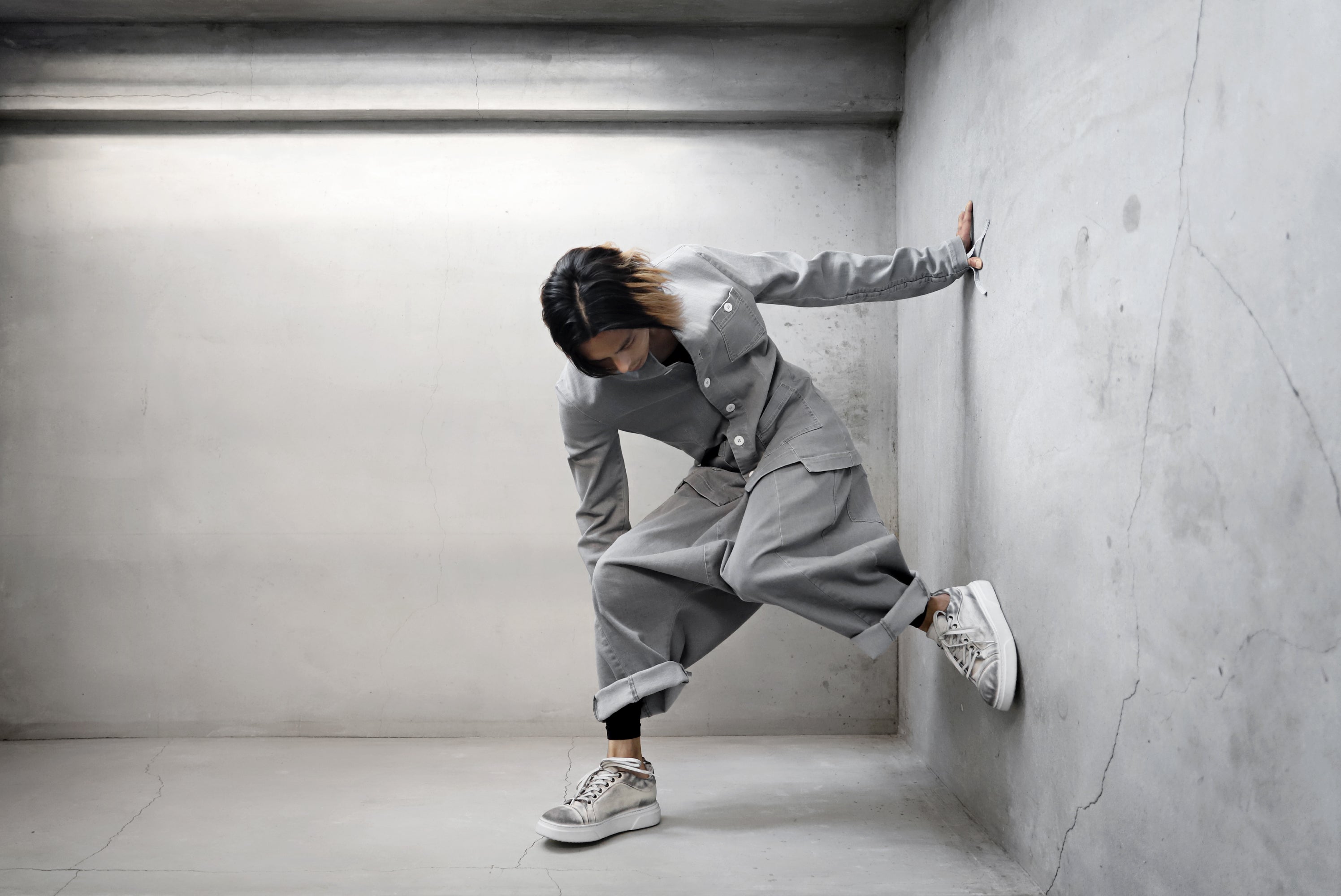 Styling | Ice Grey Denim Set-Up - PAL OFFNER (SS21). – LOOM OSAKA