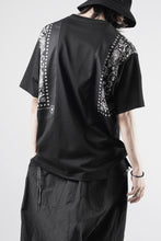 画像をギャラリービューアに読み込む, mastermind JAPAN BANDANA SS TEE / REGULAR FIT (BLACK x BLACK)