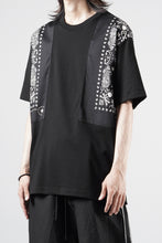 画像をギャラリービューアに読み込む, mastermind JAPAN BANDANA SS TEE / REGULAR FIT (BLACK x BLACK)