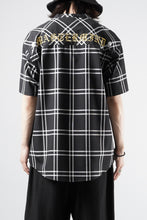 画像をギャラリービューアに読み込む, mastermind JAPAN MIXED-FABRIC POCKET SS TEE / REGULAR FIT (BLACK x BLACK)