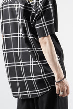 画像をギャラリービューアに読み込む, mastermind JAPAN MIXED-FABRIC POCKET SS TEE / REGULAR FIT (BLACK x BLACK)