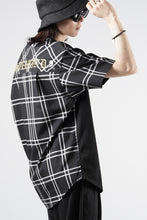 画像をギャラリービューアに読み込む, mastermind JAPAN MIXED-FABRIC POCKET SS TEE / REGULAR FIT (BLACK x BLACK)