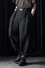 画像をギャラリービューアに読み込む, KLASICA "GOSSE" BALLOON TUCKED TROUSERS / OBSCURE STRIPED 3/3 MINI HBT (MID NIGHT)