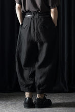 画像をギャラリービューアに読み込む, KLASICA "GOSSE" BALLOON TUCKED TROUSERS / OBSCURE STRIPED 3/3 MINI HBT (MID NIGHT)