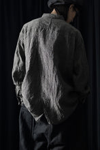 画像をギャラリービューアに読み込む, KLASICA "SH-051" BACK FLAP SHIRTS with BIG POCKETS / ANCIENT COLORED LINEN CHAMBRAY (BROWN)