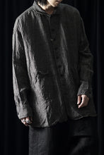 画像をギャラリービューアに読み込む, KLASICA "SH-051" BACK FLAP SHIRTS with BIG POCKETS / ANCIENT COLORED LINEN CHAMBRAY (BROWN)