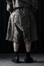 画像をギャラリービューアに読み込む, KLASICA "SABRON 66" RE CONSTRUCTED MID PANTS / BACK JACQUARD HOUND TOOTH CAMO (FOREST)