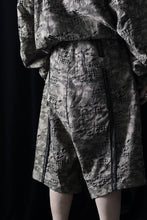 画像をギャラリービューアに読み込む, KLASICA "SABRON 66" RE CONSTRUCTED MID PANTS / BACK JACQUARD HOUND TOOTH CAMO (FOREST)