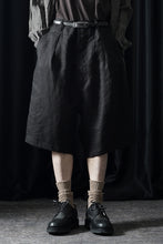 画像をギャラリービューアに読み込む, KLASICA "SABRON 66" RE CONSTRUCTED MID PANTS / CRISP FINISH AIRLY MICRO DOBBY (BLACK)