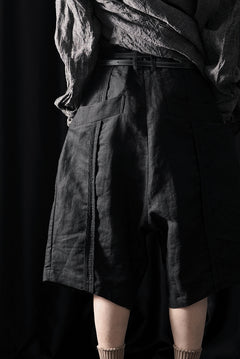 画像をギャラリービューアに読み込む, KLASICA "SABRON 66" RE CONSTRUCTED MID PANTS / CRISP FINISH AIRLY MICRO DOBBY (BLACK)