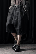 画像をギャラリービューアに読み込む, KLASICA "SABRON 66" RE CONSTRUCTED MID PANTS / CRISP FINISH AIRLY MICRO DOBBY (BLACK)