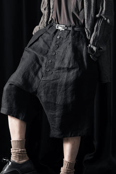 画像をギャラリービューアに読み込む, KLASICA "SABRON 66" RE CONSTRUCTED MID PANTS / CRISP FINISH AIRLY MICRO DOBBY (BLACK)