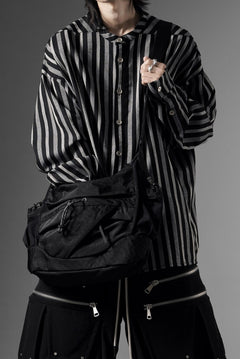 画像をギャラリービューアに読み込む, F/CE. TEXTURED TWILL 2 WAY SHOULDER TOTE (BLACK)