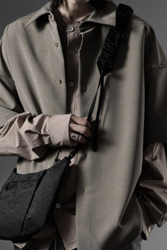 画像をギャラリービューアに読み込む, F/CE. TEXTURED TWILL POUCH (BLACK)