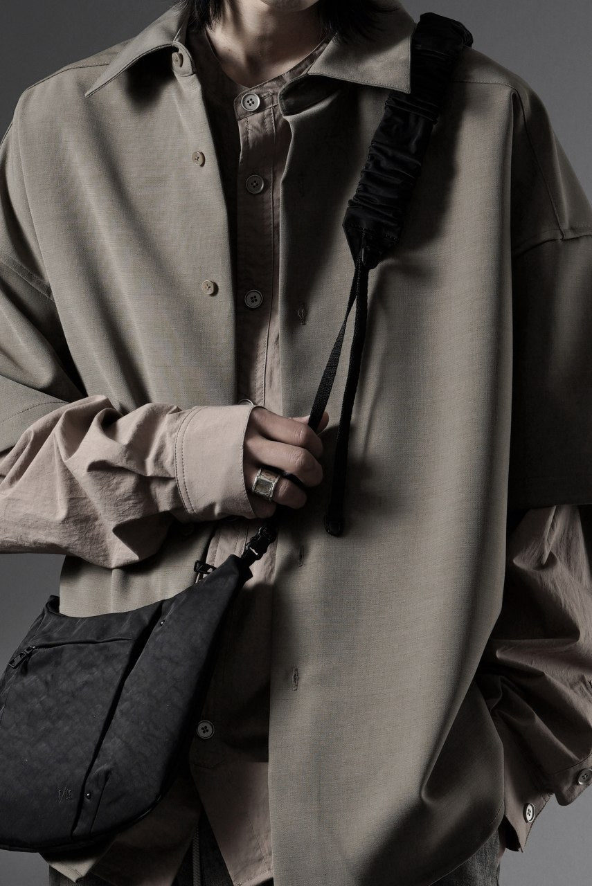 画像をギャラリービューアに読み込む, F/CE. TEXTURED TWILL POUCH (BLACK)