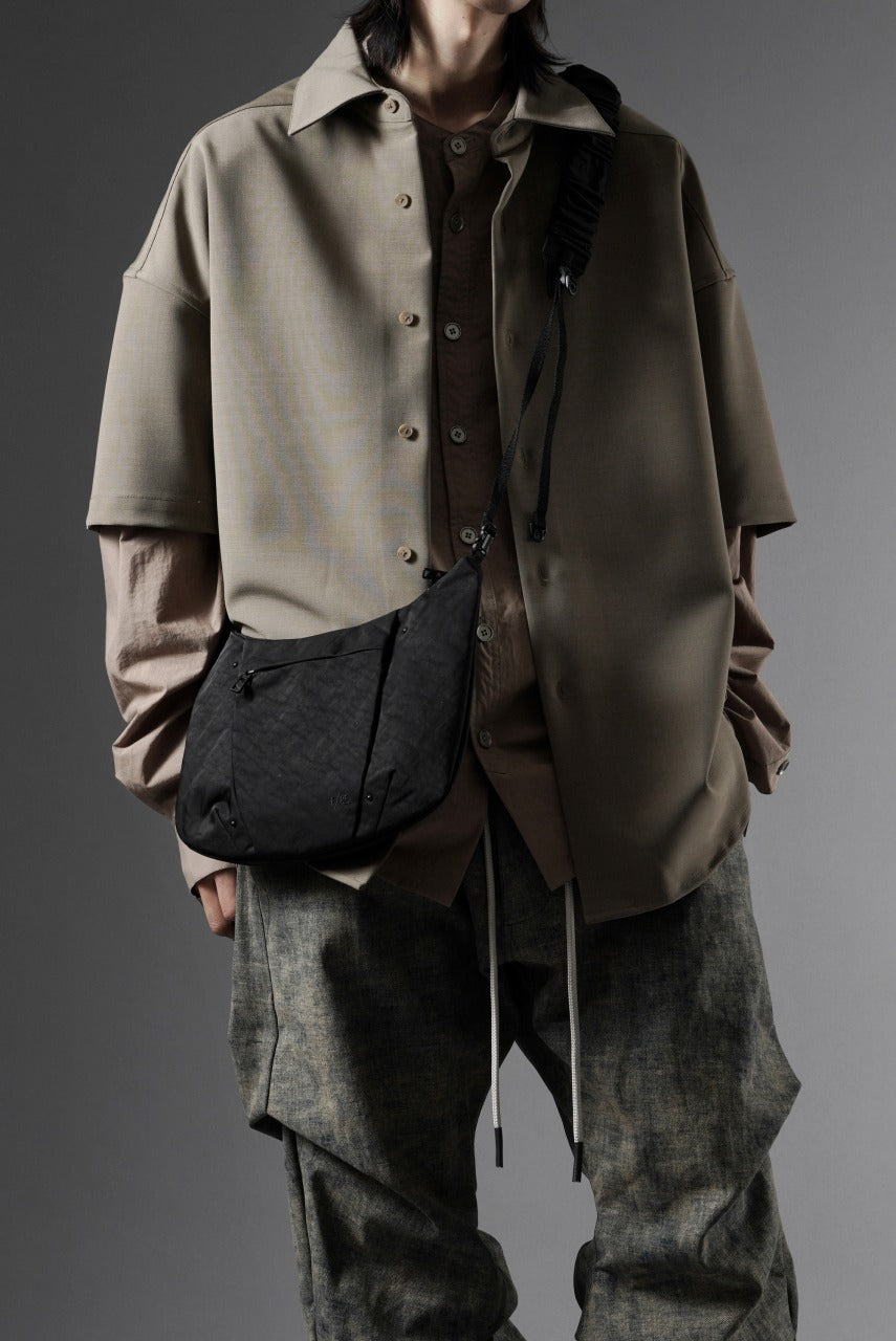 画像をギャラリービューアに読み込む, F/CE. TEXTURED TWILL POUCH (BLACK)