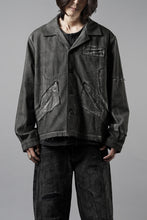 Load image into Gallery viewer, Professor.E AGED WORK JACKET (COLD DYED GREY)