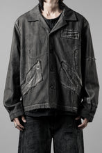 Load image into Gallery viewer, Professor.E AGED WORK JACKET (COLD DYED GREY)