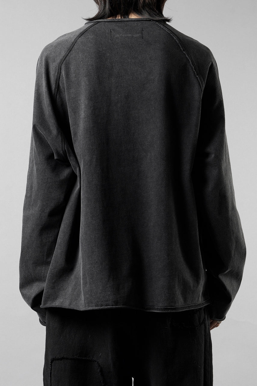 画像をギャラリービューアに読み込む, Professor.E HENLEY L/S TEE (COLD DYED GREY)