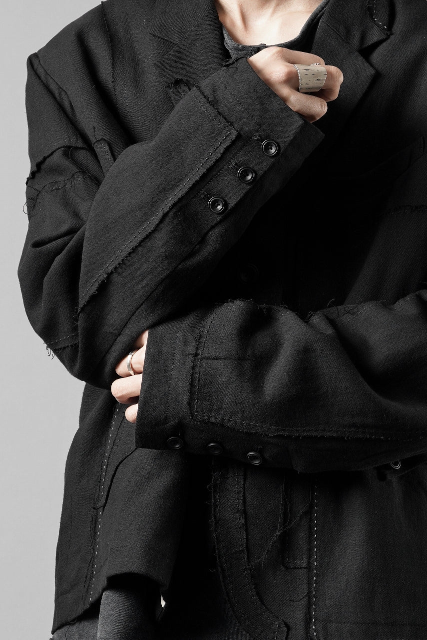 Professor.E PATCHWORK BLAZER (BLACK)の商品ページ | プロフェッサー
