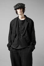画像をギャラリービューアに読み込む, Professor.E PATCHWORK BLAZER (BLACK)