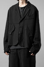 画像をギャラリービューアに読み込む, Professor.E PATCHWORK BLAZER (BLACK)