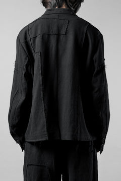 画像をギャラリービューアに読み込む, Professor.E PATCHWORK BLAZER (BLACK)
