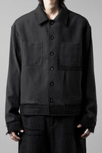 Load image into Gallery viewer, Professor.E STITCH WORK JACKET (BLACK)