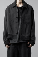 Load image into Gallery viewer, Professor.E STITCH WORK JACKET (BLACK)