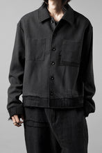 Load image into Gallery viewer, Professor.E STITCH WORK JACKET (BLACK)