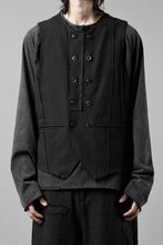 画像をギャラリービューアに読み込む, Professor.E PATCHWORK WAISTCOAT (BLACK)