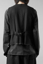 画像をギャラリービューアに読み込む, Professor.E PATCHWORK WAISTCOAT (BLACK)