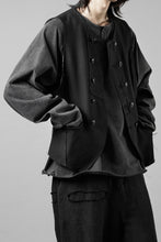 画像をギャラリービューアに読み込む, Professor.E PATCHWORK WAISTCOAT (BLACK)