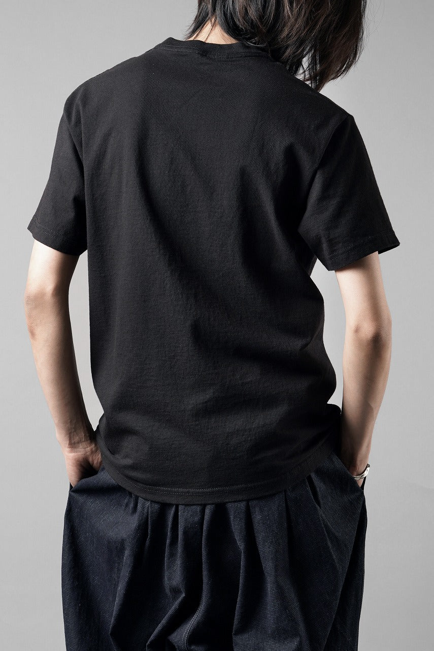 Y's for men x MASSES ROUND BODY S/S TEE / PRINT D (BLACK)の商品