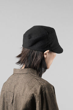 Load image into Gallery viewer, forme d'expression Field Cap / F02B (Washed Black)
