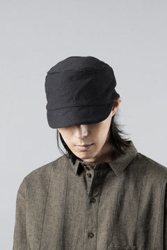 Load image into Gallery viewer, forme d'expression Field Cap / F02B (Washed Black)
