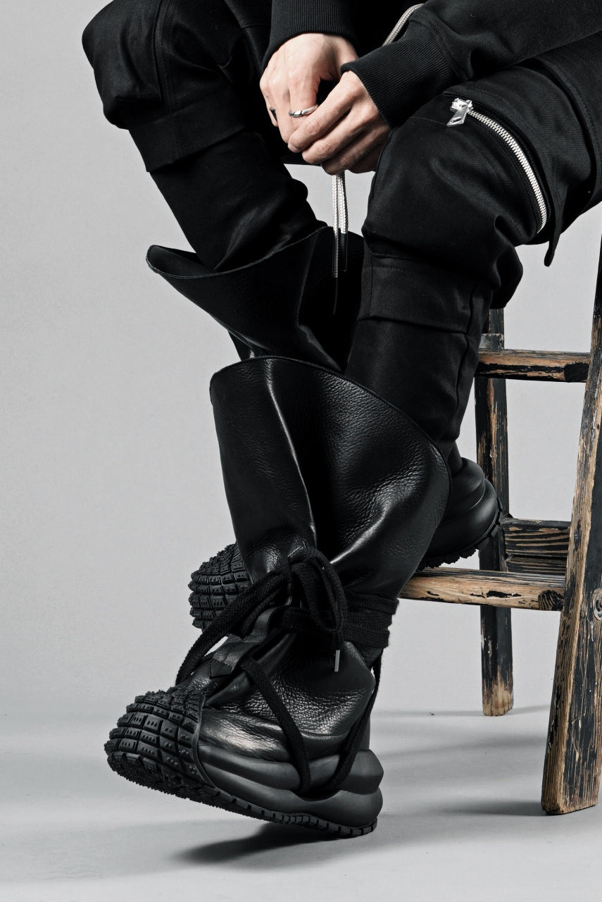 beauty : beast x MAGARIMONO x LOOM exclusive LEATHER SACK BOOTS