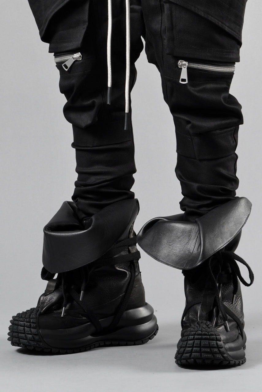 画像をギャラリービューアに読み込む, beauty : beast x MAGARIMONO x LOOM exclusive LEATHER SACK BOOTS (BLACK)
