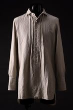 Load image into Gallery viewer, sus-sous shirt dress / C53L47 dobby stripe washer (SILVER GRAY)