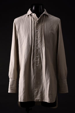 sus-sous shirt dress / C53L47 dobby stripe washer (SILVER GRAY)