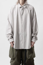 Load image into Gallery viewer, sus-sous atelier L/S shirts / 80/1 typewriter (GRAY)