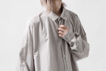 Load image into Gallery viewer, sus-sous atelier L/S shirts / 80/1 typewriter (GRAY)