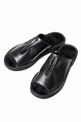 sus-sous basting sandals / Smooth Cow Leather (BLACK)