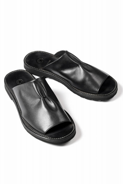 sus-sous basting sandals / Smooth Cow Leather (BLACK)