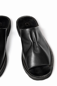 画像をギャラリービューアに読み込む, sus-sous basting sandals / Smooth Cow Leather (BLACK)