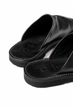 画像をギャラリービューアに読み込む, sus-sous basting sandals / Smooth Cow Leather (BLACK)